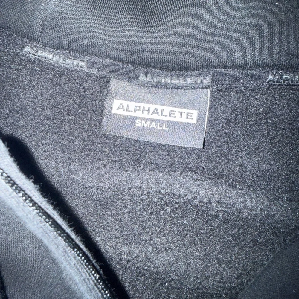 Alphalete Women's Brushed Fleece Half-Zip Crop Hoodie size S - Picture 7 of 9